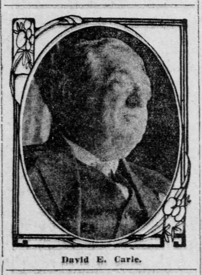 David E. Carle as published in the Pittsburgh Post 1915