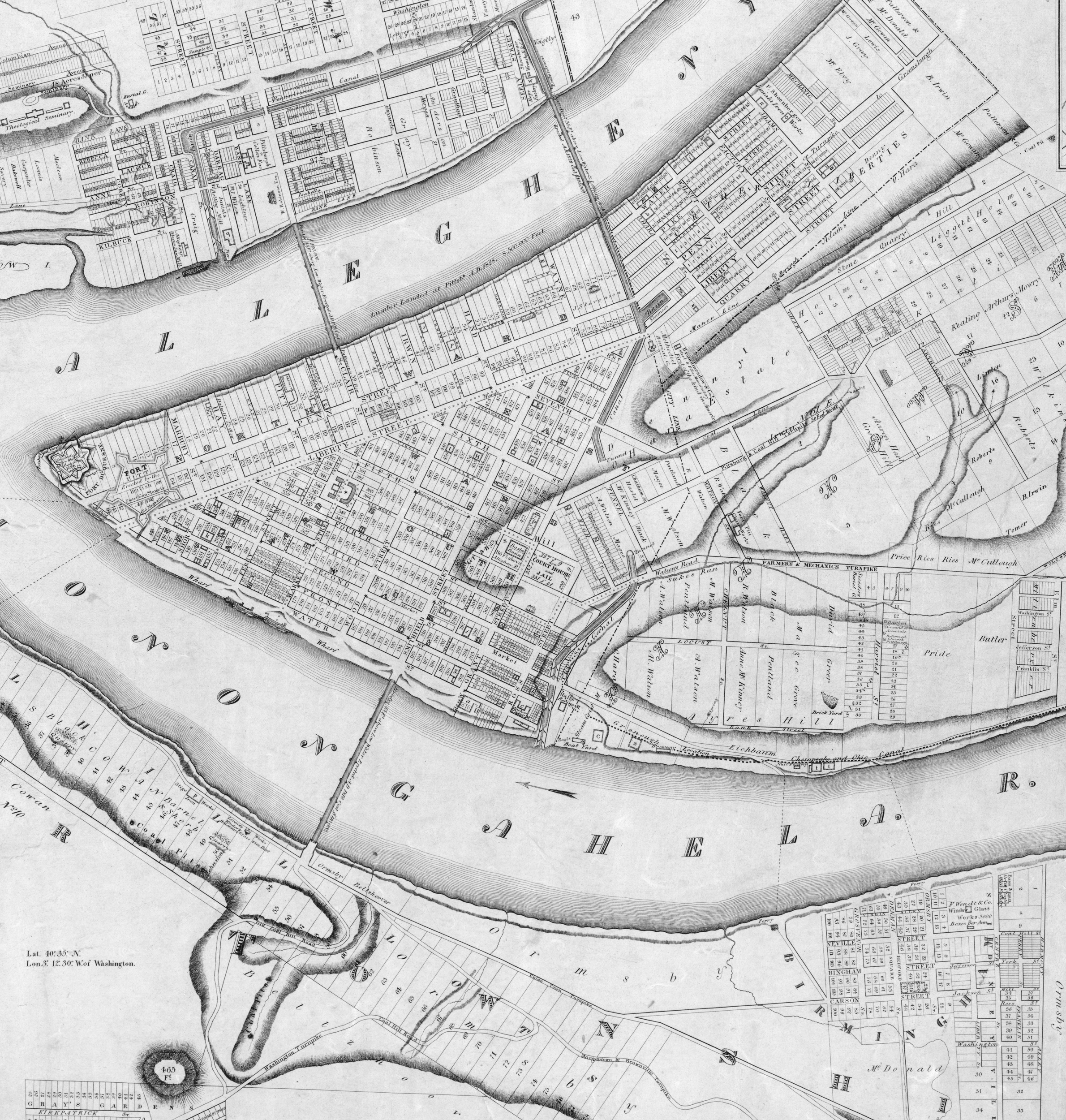 Pittsburgh and its Environs by Johnston & Stockton by Lewis Keyon N.B. Molineux 1835