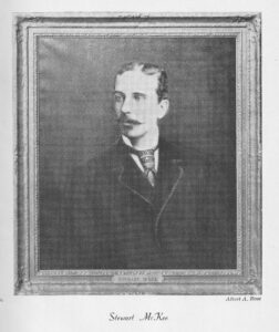 Stewart McKee portrait as published in the Masonic Ceremonies Laying of the Corner Stone McKee Memorial Cottage, Lancaster