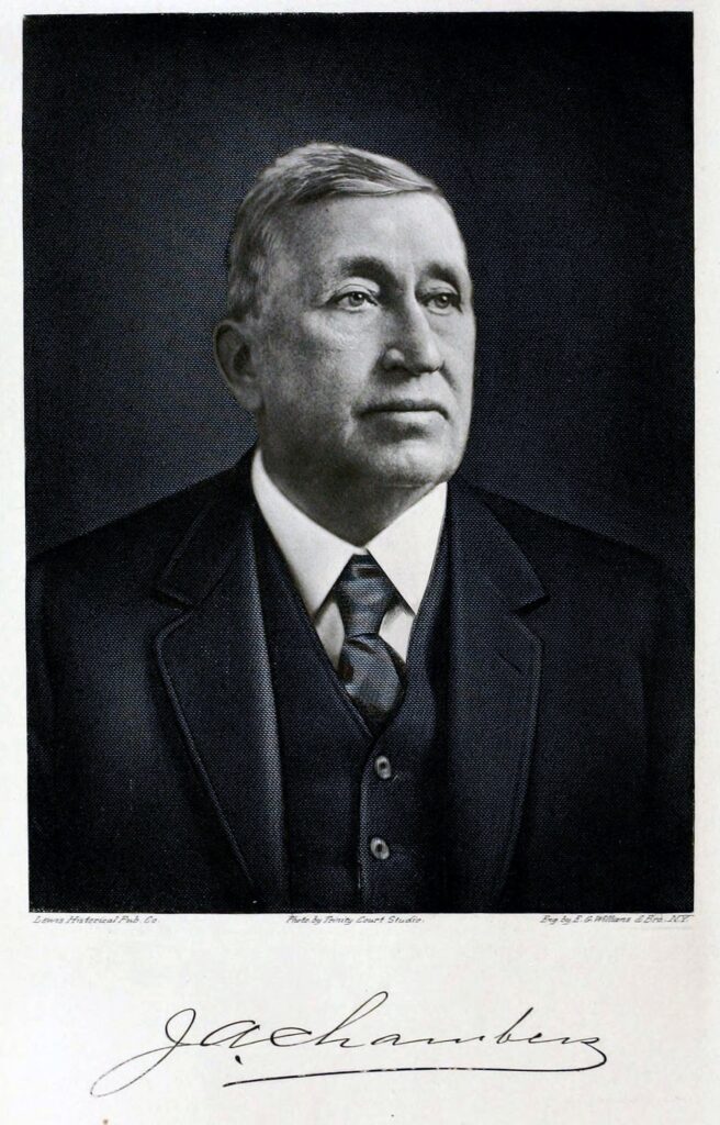 James A. Chambers portrait from Encyclopedia of Pennsylvania biography Volume 10