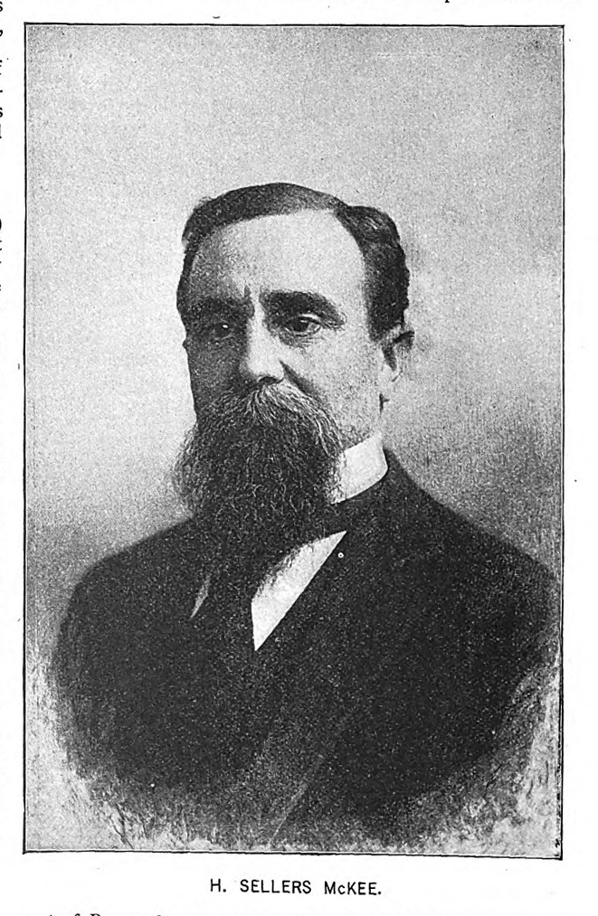 Henry Sellers McKee portrait as published in the Oct 1891 Issue of The Street Railway Journal
