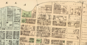 McKee & Bros Factory at Clifton at 18th Streets – G.M. Hopkins 1872 Map