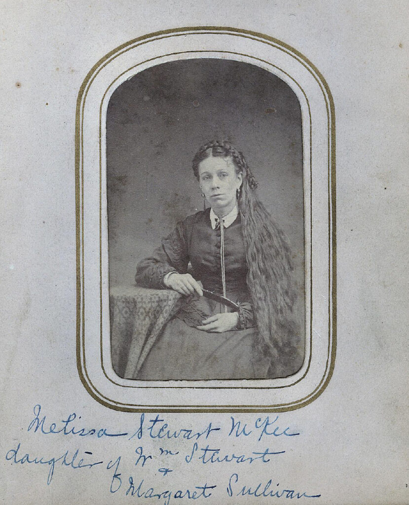 Photo of Melissa McKee via the collection of Myra Sullivan Strunk.